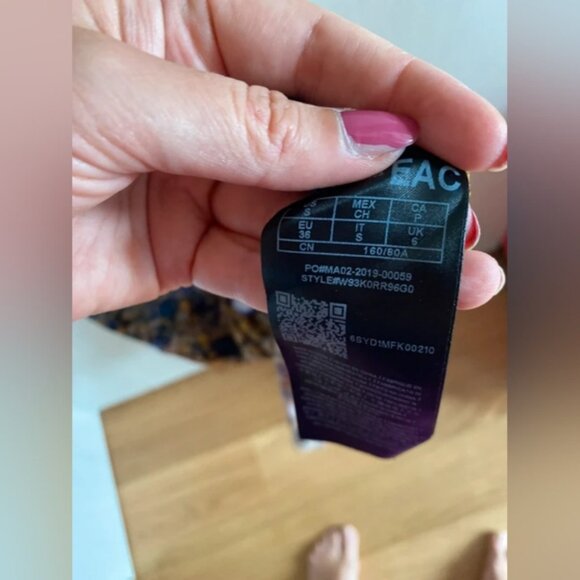 Guess Blue and Gold Patterned Midi Dress - Picture 5 of 6